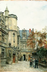 El Patio del Museo de Cluny, c.1878-80